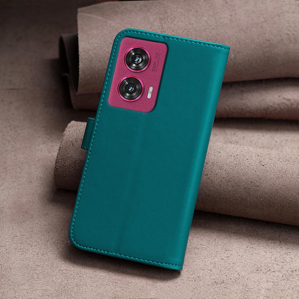 BINFEN COLOR BF17 For Motorola Edge 50 Fusion 5G Case Wallet Card Slots Leather Phone Cover