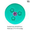 Fondant Mini Mold Silicone Chocolate Diy Handmade Flower Heart Model Baking Cake