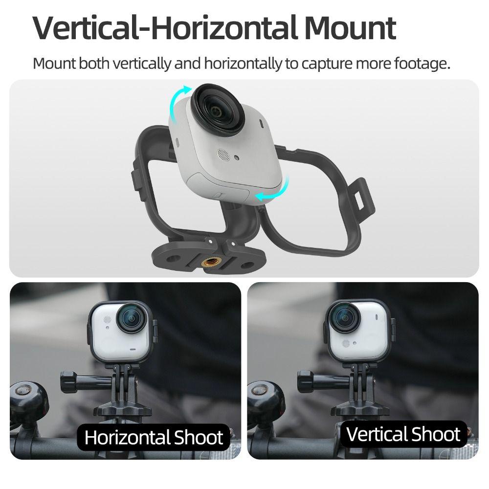 Lightweight Horizontal Vertical Mount Bracket Frame for Insta360 Go Ultra Camera Accessories