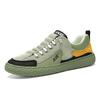Men'S Shoes Mesh Breathable Flat Bottom Comfortable Trendy Shoes Manufacturers Low-Top Lace-Up Lightweight Casual Board Shoes