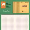 Tianzi Grid Chinese-Pinyin & Math Double-Line Notebook for First Grade Homework