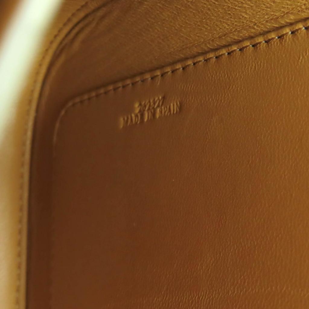 Great LOEWE Shoulder Bag Goya Medium Anagram Leather Leather Women Used