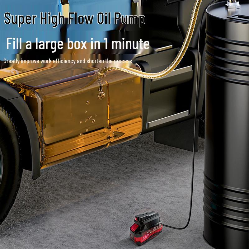 21V Portable Lithium Battery Agricultural Water and Oil Pump with Pure Copper Motor
