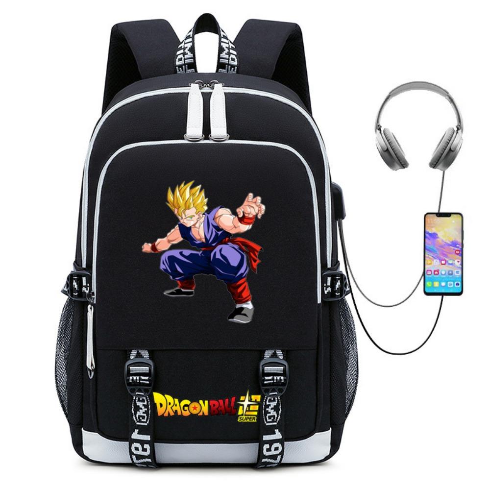 Dragon Ball Sun Wukong School Bag Animation Peripheral Male and Female Students Leisure Backpack Charging Computer Backpack