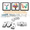 Art 20pcs Gallery Interlocking Z Clip Photo Frame Hook Picture Hanger Wall Decor Display Bracket