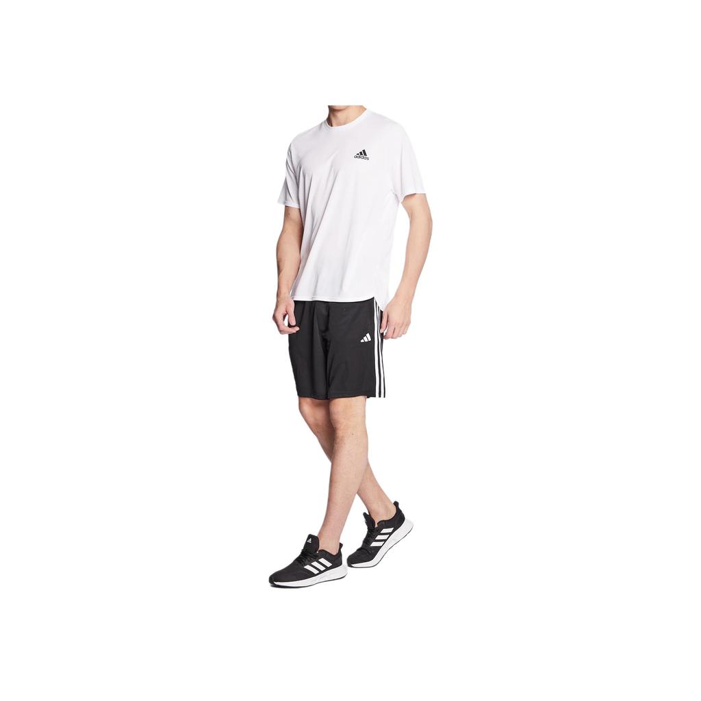 Adidas Train Essentials Piqué 3-Stripes Training Shorts Men Shorts Black White IB8243