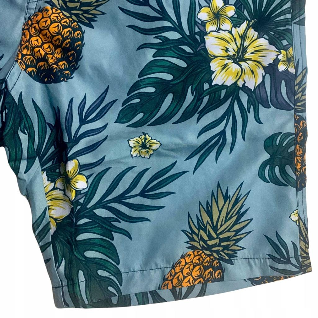 Beach Shorts Youth Hawaiian Shorts Mesh Swim Trunks Slim M