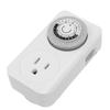 Mechanical Timer Socket 24 Hour 48 Switch Options Plug in Mechanical Timer with Child Lock for Indoor US Plug