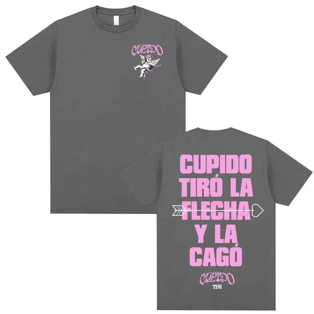 Tini Stoessel Cupido Pfeil und Bogen T-Shirt Herren Damen Ästhetisches Kurzarm-T-Shirt Lässiges Baumwoll-Herren-T-Shirt
