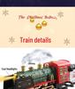 Remote Control Track Car with Smoke, Music & Lights - Christmas Train Toy for Kids
