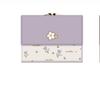 Korean Style 2026 Fresh Print Multi-Functional Short Wallet & Coin Purse