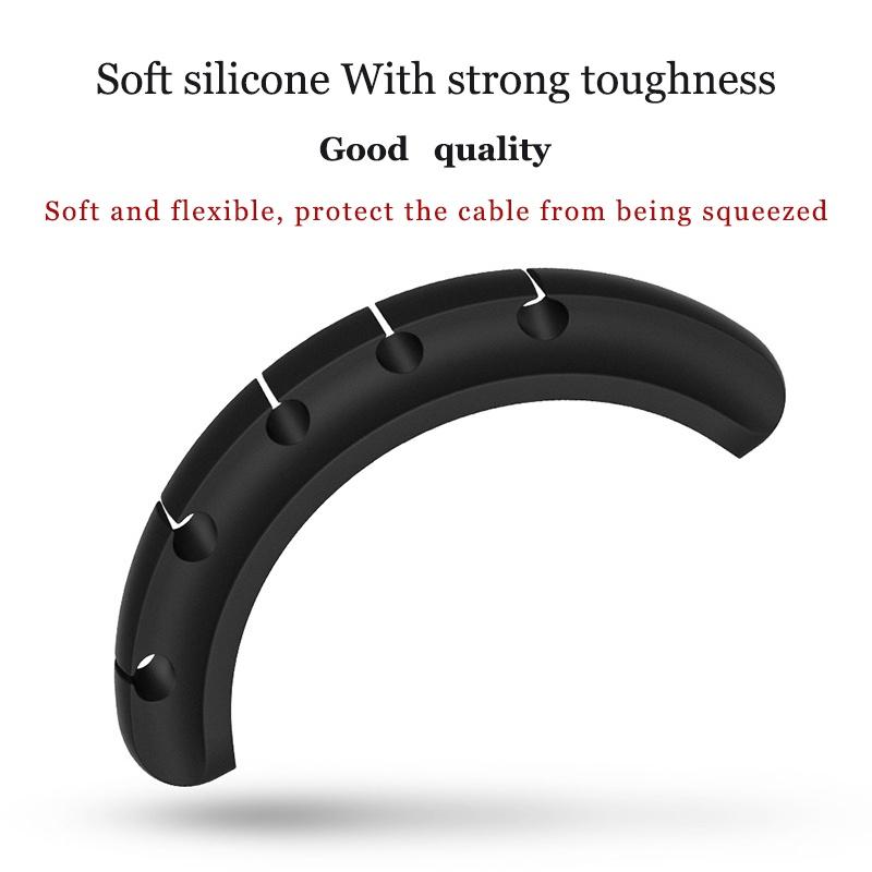 Feel Free To Stick Multi-function Desktop Cable Organizer USB Fixed Cable Storage Hub Cable Tie Card Slot Clip Buckle Network Cable Finishing Artifact