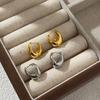 925 Sterling Silber Vintage Gold Runde Ohrringe Für Frauen Trendy Ohrring Schmuck Verhindern Allergie Party Zubehör Geschenk