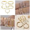 18K Gold-Plated Stainless Steel Zirconia Diamond Clasp Bracelet - European & American Fashion Knotted Irregular Light Luxury Style.