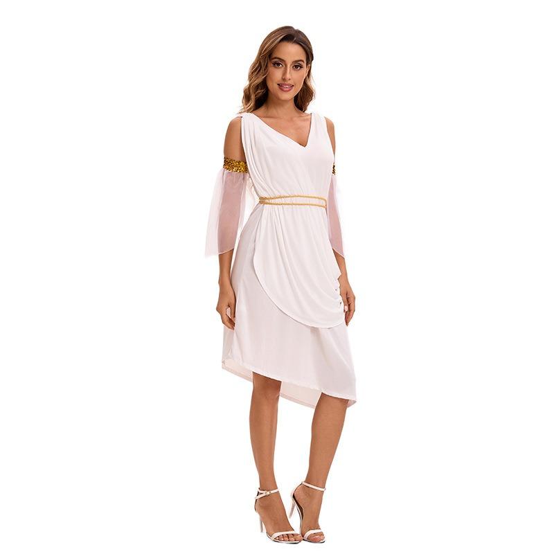 New Adult Female Muse Dress Queen Stage Drama Costume Cosplay Costume