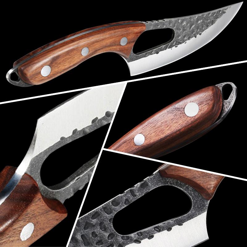 Meat Cleaver Hand-forged Boning Knife Peeling Knife Professional Slaughter Stainless Steel Kitchen Knife