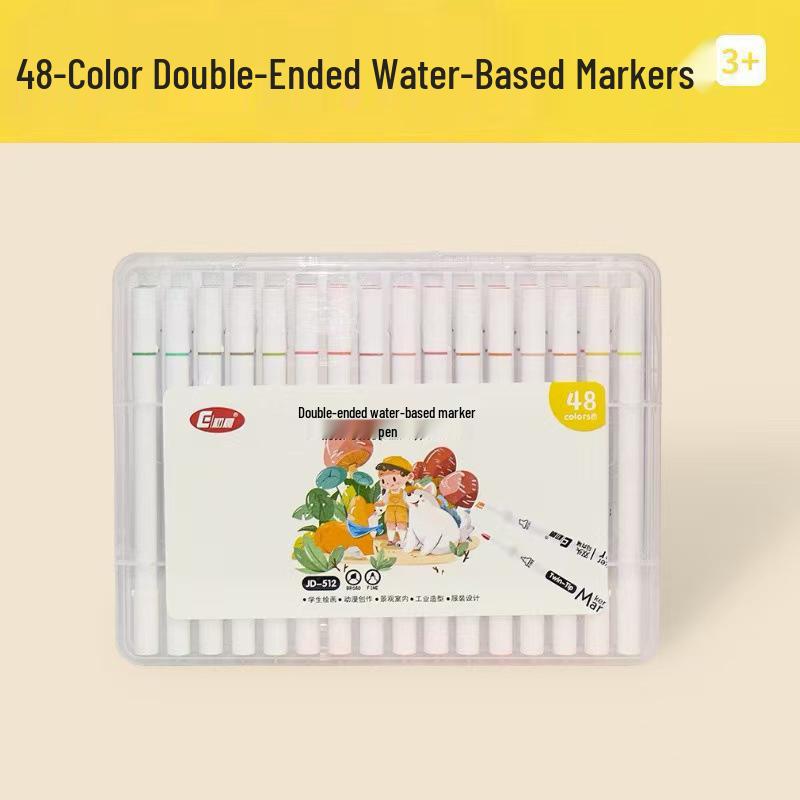 Washable Double-Ended Watercolor Marker for Kids & Students