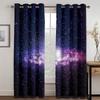The Beach In the Moonlight Scenery Mediterrane 2 Panels Free Shipping Thin Curtain for Window Drape Living Room Bedroom Decor