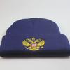 European and American trends in Russia RUSSIA National Emblem Badge Embroidered Knit Beanie Hat Autumn and winter warm hats for men and women