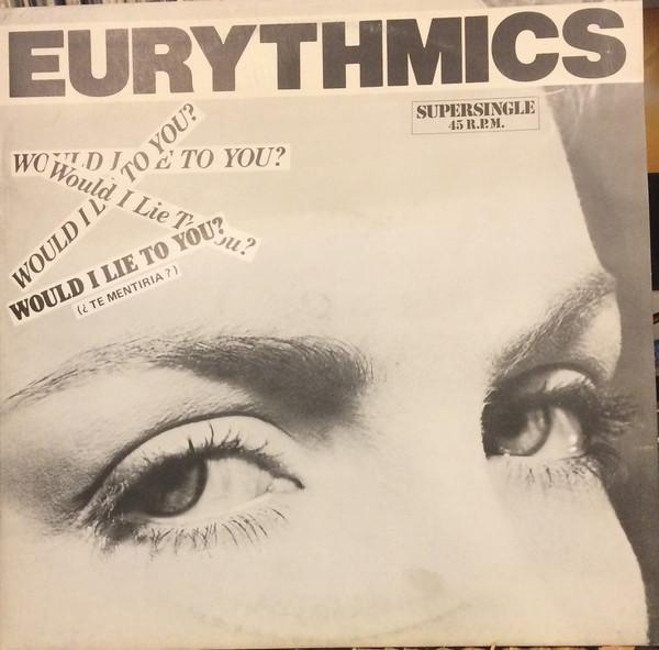 

12inch Record EURYTHMICS - Would I Lie To You PT40102 RCAVICTOR 1985 Spain Rock Used