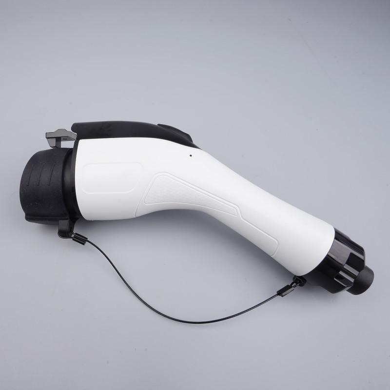 SAE J1772 Type 1 EV Charging Plug 32A 7KW AC Electric Vehicle Charger Connector with Cable Gland, IP54 Waterproof EVSE Charging 32A