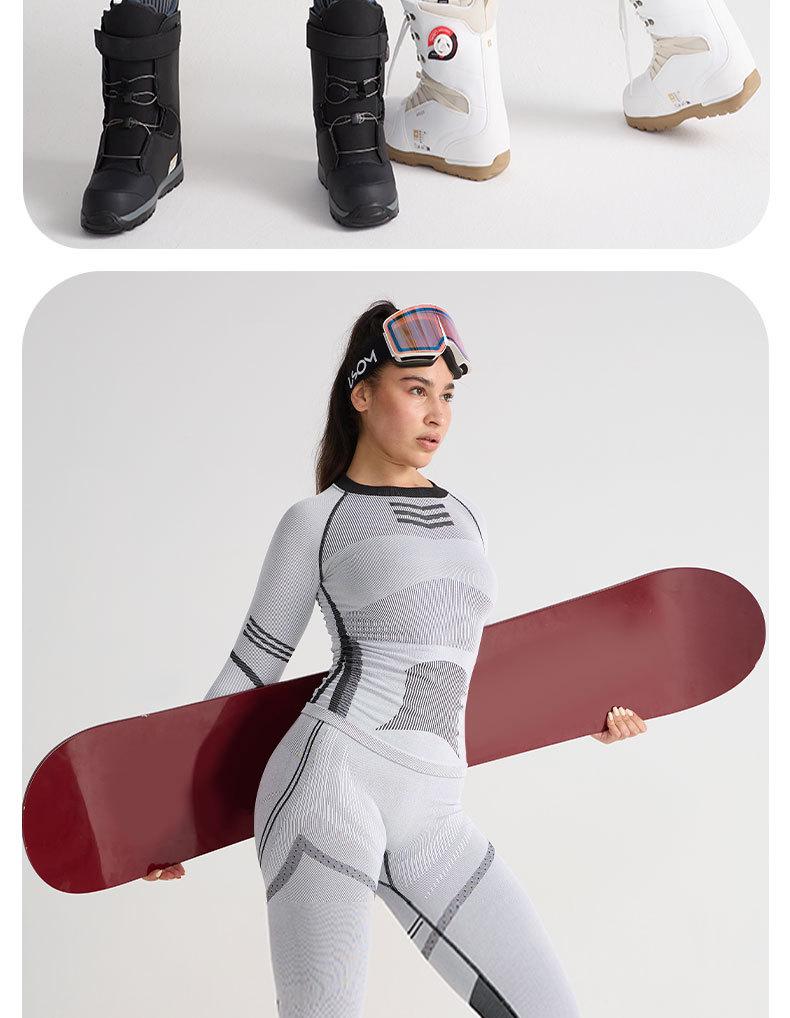 Quick-Dry Ski Base Layer Set: Warm, Sweat-Wicking Compression Wear for Men & Women
