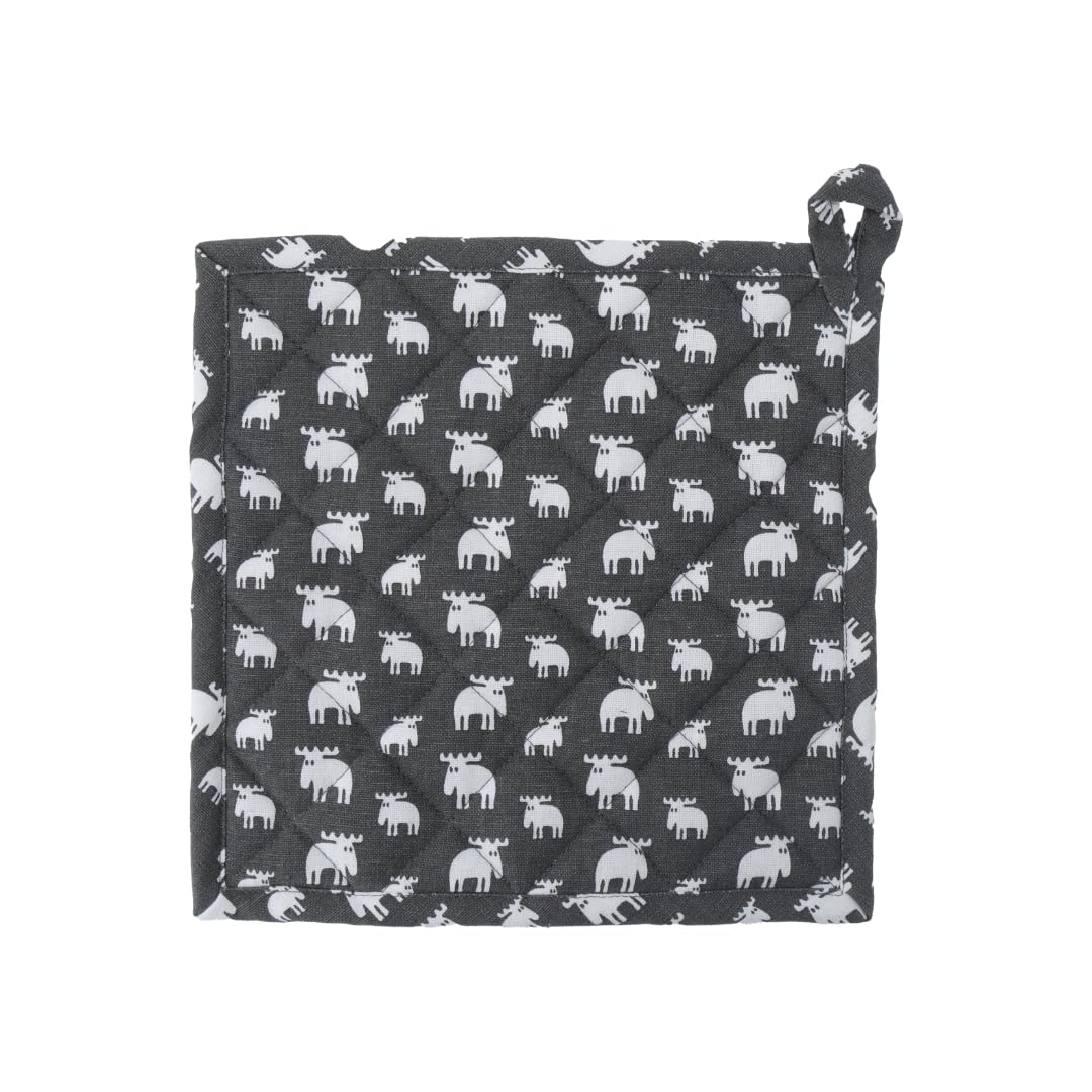 

moz trivet, gray, Scandinavian, stylish, cute pot holder, fabric, kitchen