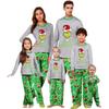 Parent-child Christmas Print Home Suit Long-sleeved Top And Pants