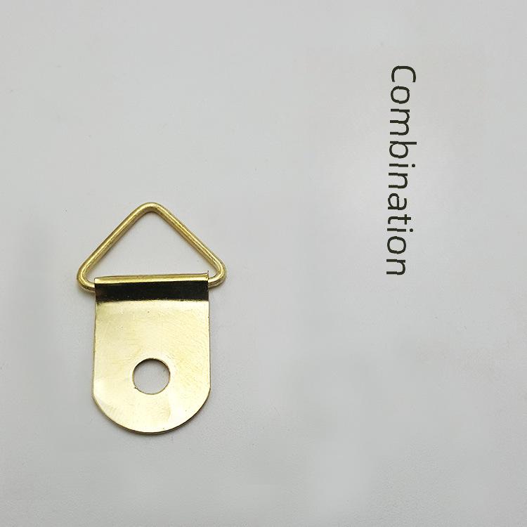 Gold Triangle Seamless Dark Hook Ring for Cross Stitch & Digital Oil Painting Frame