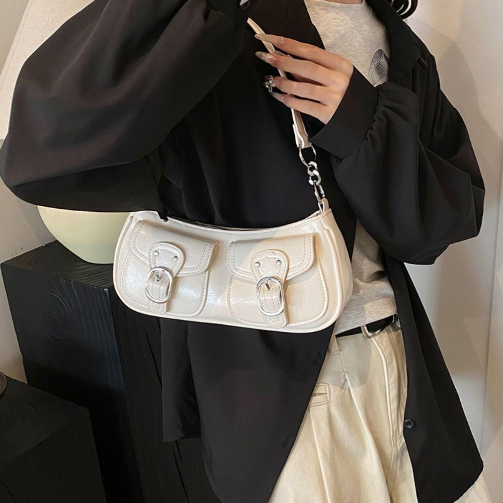Korean Style Y2K Underarm Bag Two Ways to Carry Armpit Totes Bags Cross Body Shoulder Bags  Girls