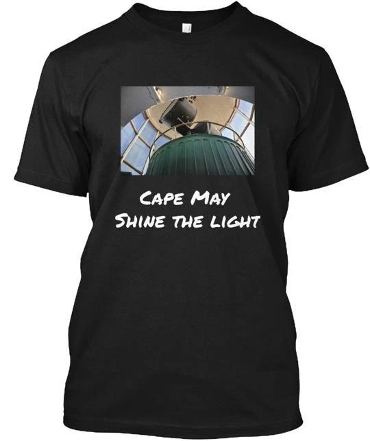 Cape May Lighthouse Shine The Light TTshirt Made in the USA Size S to 5XL M