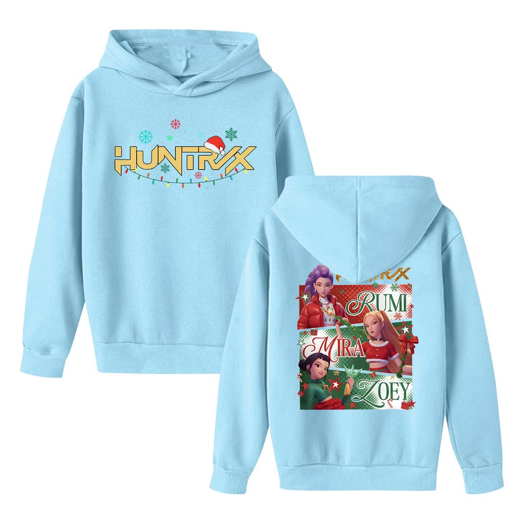 Kids' Long Sleeve Loose Pullover Letter Print Drawstring Hooded Sweatshirt