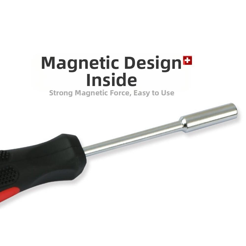 6.35mm Hex Socket Screwdriver Handle Magnetic Screw Driver Bits Holder Hexagonal Screw Driver Nutdriver Hand Tool
