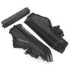 3pcs/set Car Engine Upper Compartment Partition Panel Set Black Plastic For BMW X5 X6 E70 51717169419 51717169420 51717169421