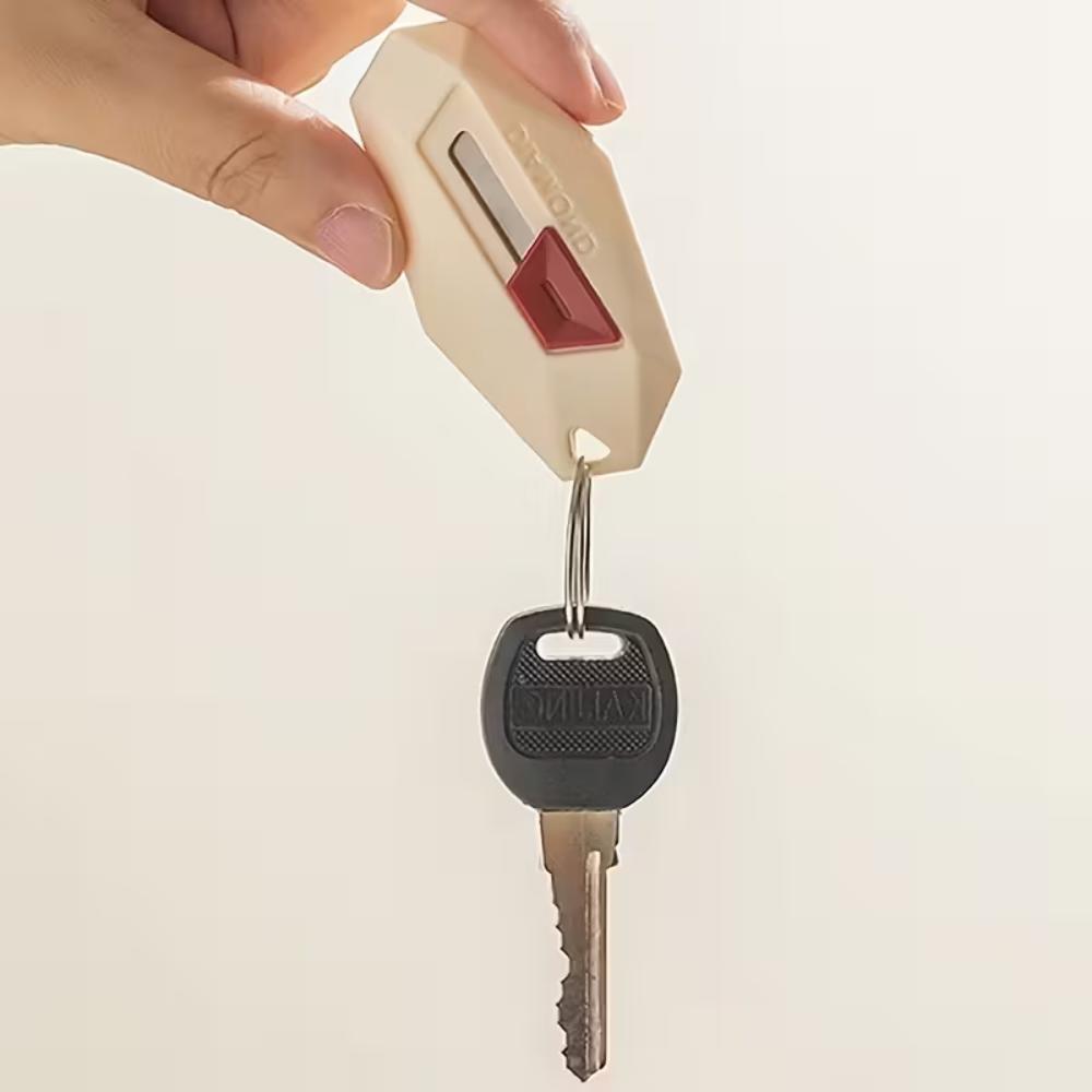 Mini kutu açma bıçağı uzatılabilir, yerleşik manyetik mini kutu açma bıçağı, bir güvenlik kutu açma bıçağı ile donatılmıştır,