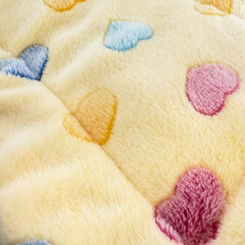 1pc Cozy & Cute Animal-Themed Pet Mat - Soft, Warm Polyester Sleeping Pad for Dogs, Cats, Rabbits - Winter Comfort with Playful Bones, Paw Prints