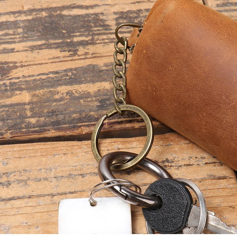 Retro Style Coin Purse Zipper Clutch Wallet and Card Case for Everyday Use Perfect Key Organizer Bag