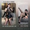 Church nun lust patent leather sexy maid outfit seduction high fork