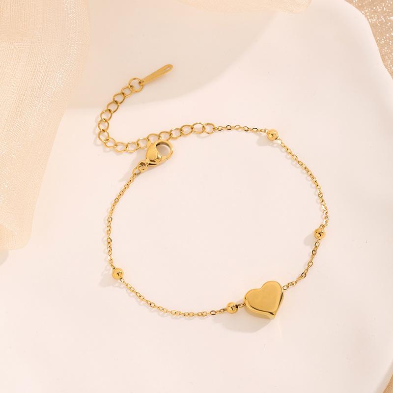 Fashion Silver Stainless Steel Five Point Star Link Bracelet for Women and Men Jewelry Gift