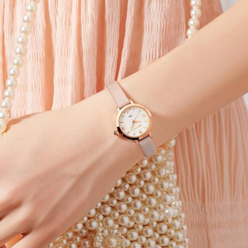 

[JULIUS] JULIUS Natural Diamond Women s Leather Watch + Bracelet Gift WSB005 WSB005LWWH