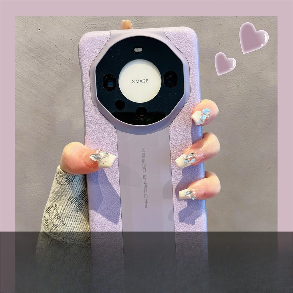 HONOR Magic5 All-inclusive P60 Protective Case for Huawei Mate70Pro, Instantly Transforming Into A Porsche Leather Texture Phone Case