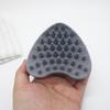 3-In-1 Heart-Shaped Silicone Scalp Head Massager Soft Comb Wet Dry Hair Root Care Makeup Brush Cleaning Shampoo Shower Tool