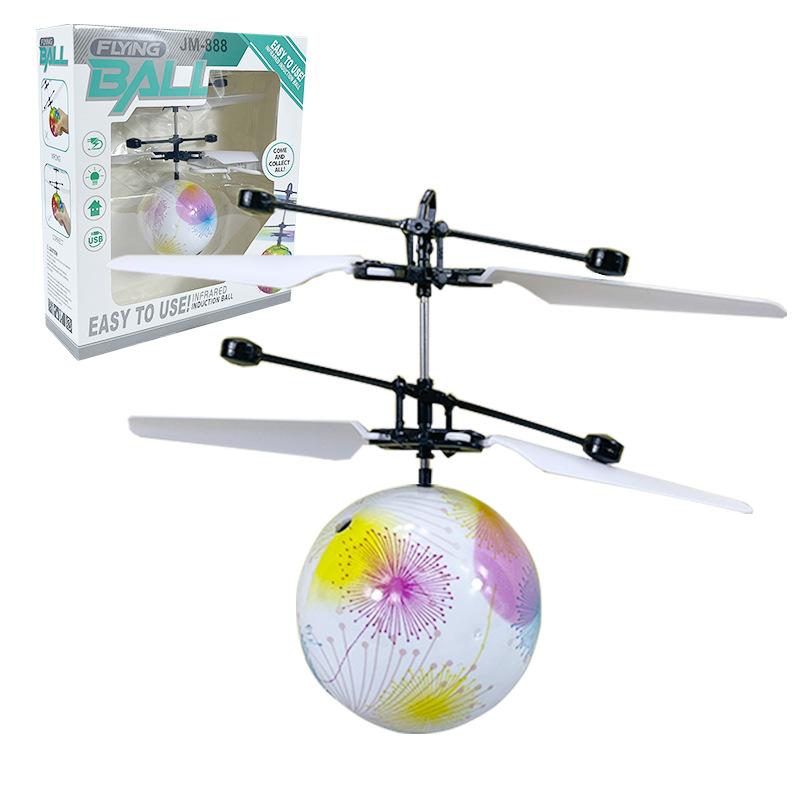 Flying Levitating Ball Robot Toy Gesture Induction Helicopter Airplane for Kids YK04