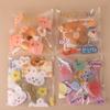 50/100 Pcs Cartoon Pattern Plastic Self-Adhesive Candy Bags Cookie Donut Bread Pastry Bag Food Packaging Resealable Gift Bag