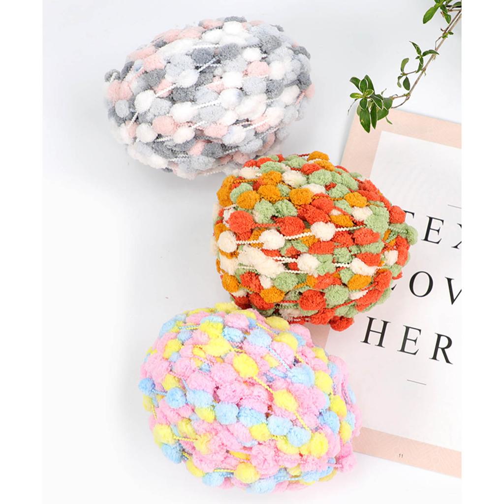 Filato per Uncinetto Morbido Filato Delizioso Filato Colorato per Lavoro a Maglia Filato per Tessitura per Maglia Sciarpa Maglione Artigianato all'Uncinetto 100g/Rotolo