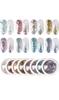 BOLT BEE Shimmer Milers Mix Multi-Color Glitter Powder for Nail Art | Fine Sparkle Dust for UV Gel, Acrylic & Natural Nails | DIY Nail Decoration,