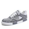 Herren Sportschuhe Lässige Skateboard Schuhe Sommer Atmungsaktiv Studenten Grau Laufschuhe Übergröße