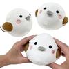 LamPlanning "Kinagani and Shimaenaga" Plush Mascot, Shimaenaga Kotori, Small Bird, Soft, Fluffy, Round Figurine (Mascot, Set of 3)