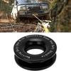 Aluminum Alloy Snatchs Recovery Rings Winch Snatchs Block Pulley Towing Rings for Soft Shackle and Synthetic Rope