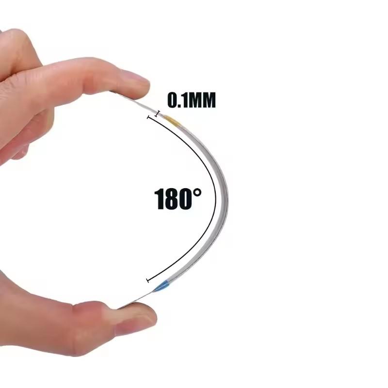 6/3/1Pcs Metal Flat Spudger Soft Thin Opening Pry Tools Mobile Phone Table Screen Stainless Steel Opener Blade for iPhone iPad